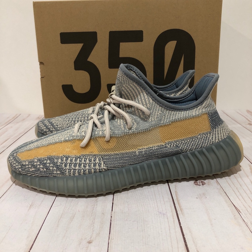 🔴SOLD🔴Mens Adidas Yeezy Boost 350 V2 Israfil - Picture 3 of 13